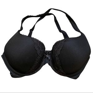 VICTORIAS SECRET 32DD Push-up Bra Cross Back Option